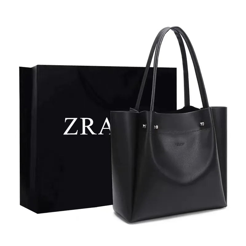 Women's Bag New Tote Bag College Style Portable Large Capacity All-in-one Commuter Shopping Bag