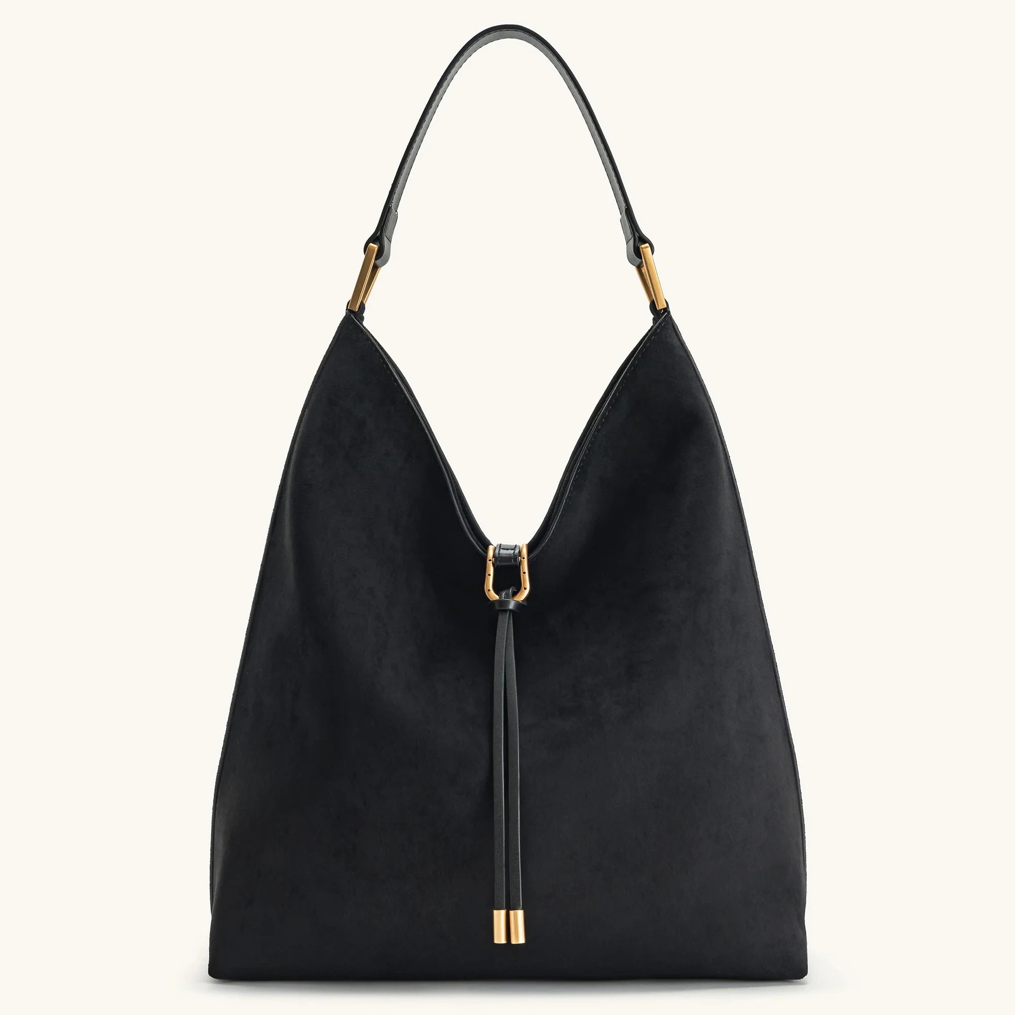 JW PEI Aria Faux Suede Shoulder Bag Large Capacity Solid Color Underarm Bag Simple Casual Commuter Bag Luxury Designer Bags