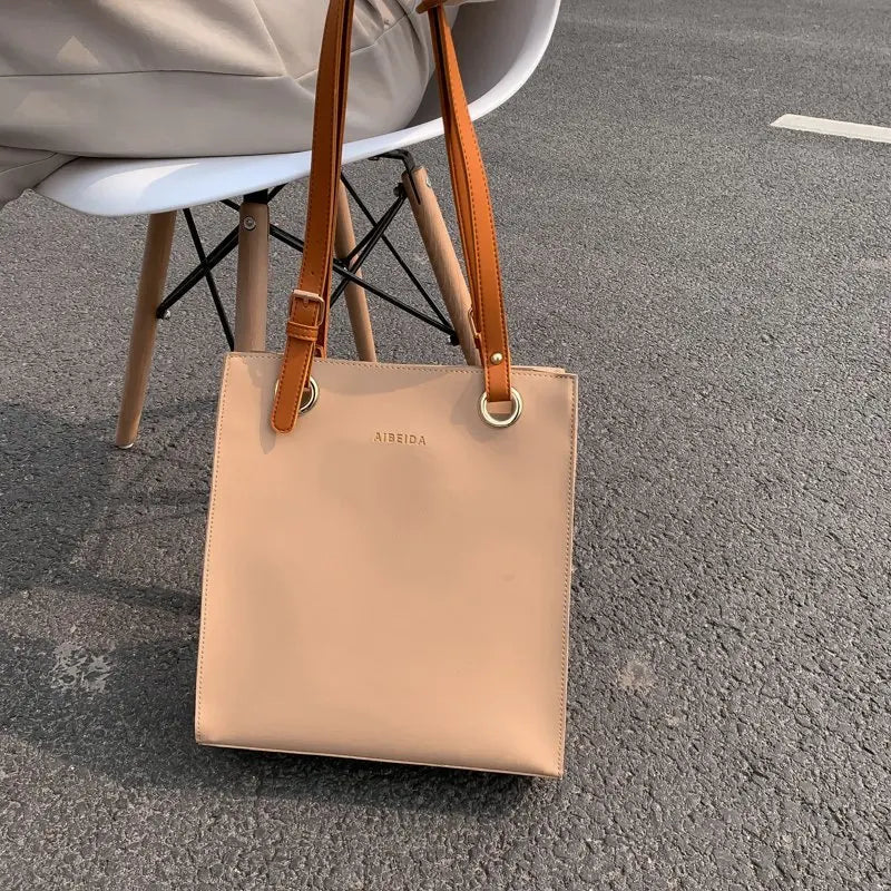 Fashion Ladies Large Capacity Handbag High Quality Leather Shoulder Bag Designer Luxury Elegant Women Top Handle Tote Bag Female